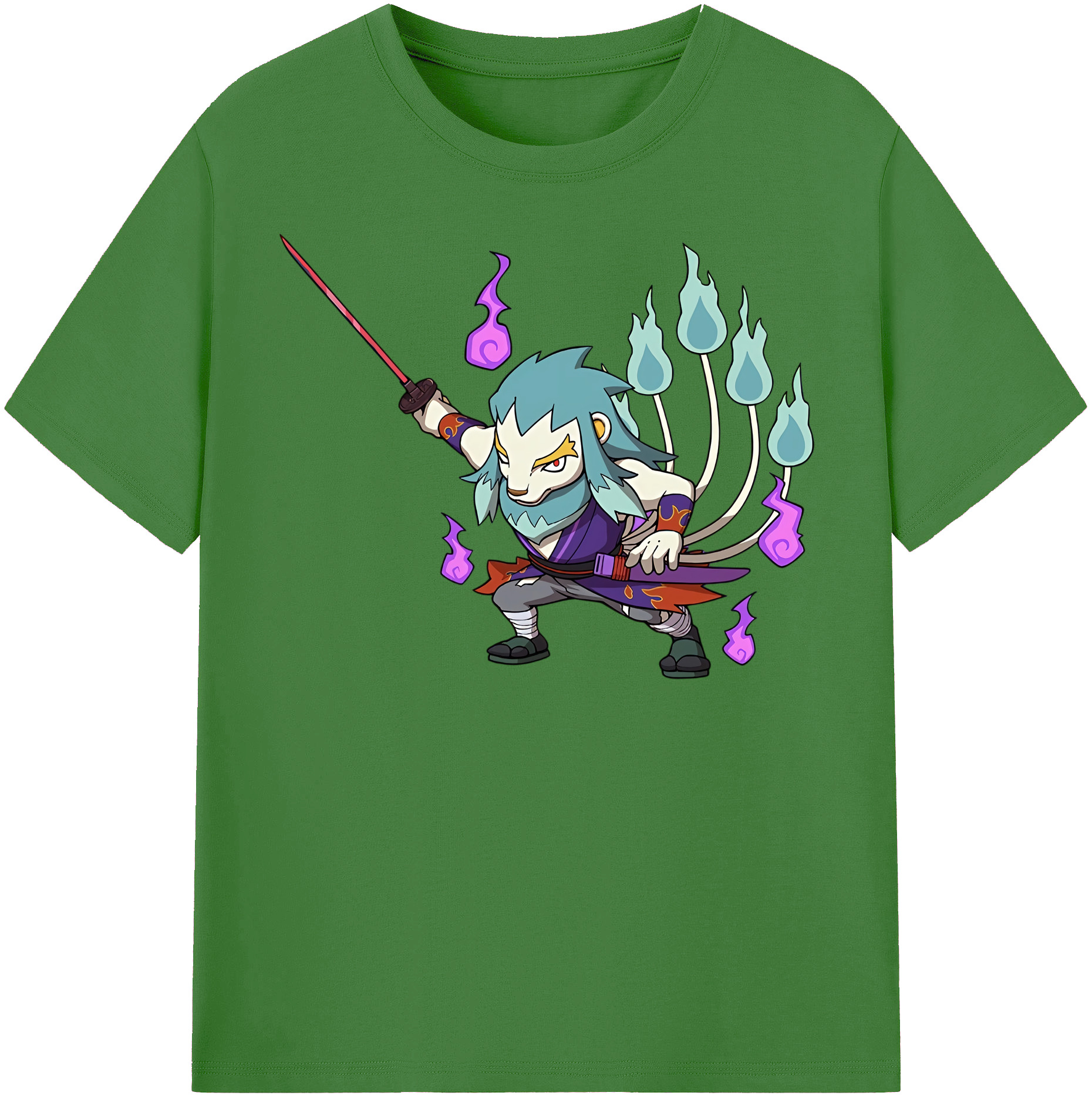 （画像用） 妖怪ウォッチ Yo-kai Watch レディースカジュアルプリントTシャツ（綿100％）
